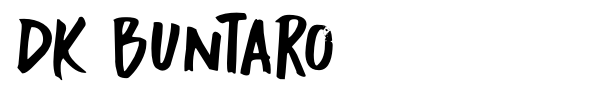 DK Buntaro font preview